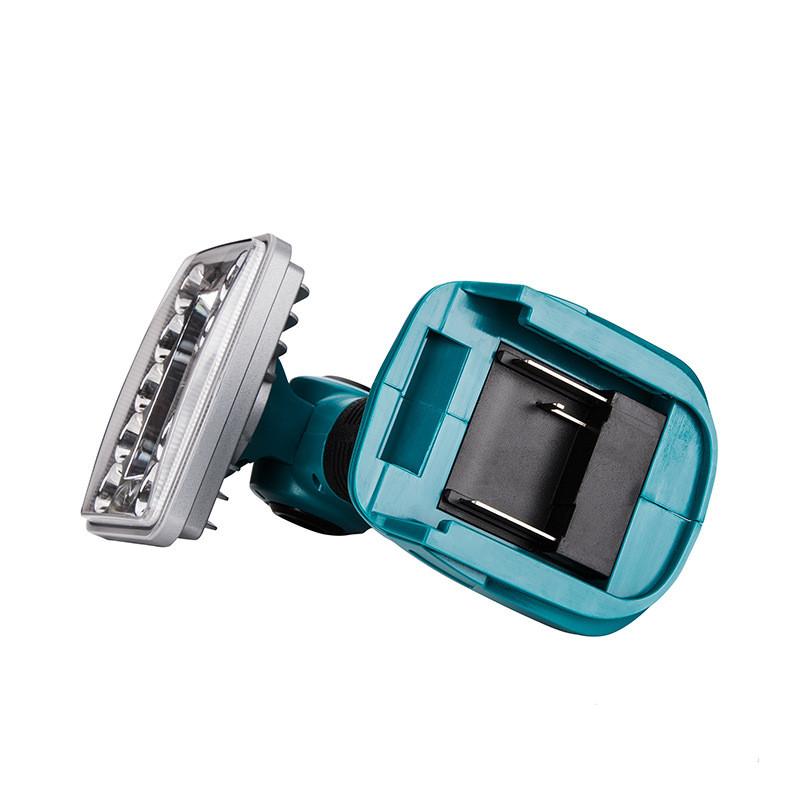 Handheld Outdoor Camping Spotlight 9W 1000LM Flashlight LED Work Light for Makita 14.4-18V Li-ion Battery