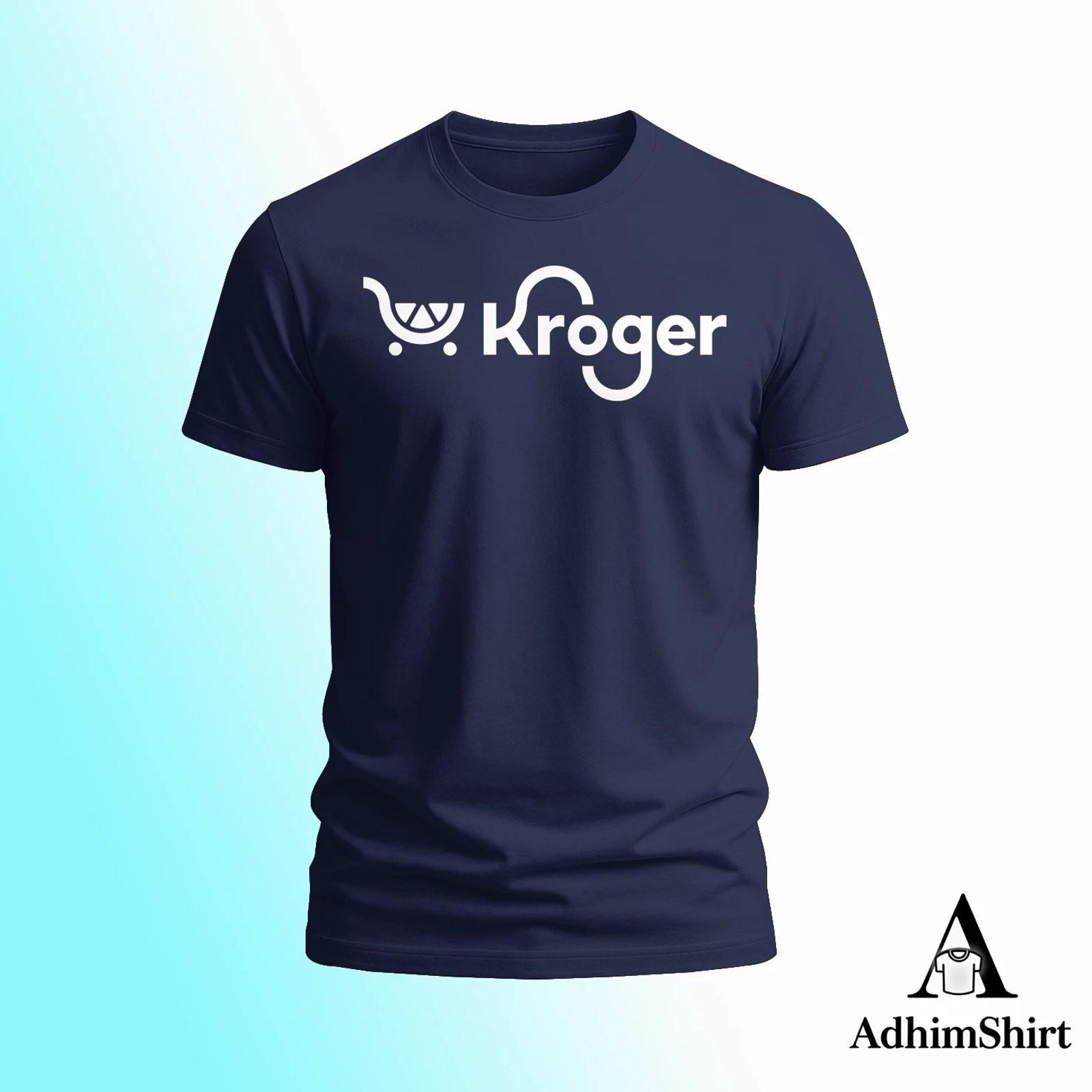 Kroger Logo Funny Graphic Tee Mens Cotton T-Shirt Gift XXXXL