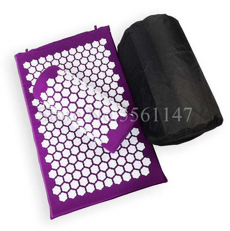 Traditional Acupuncture Sets Acupressure Mat with Pillow Massage Mat Lotus Spike Cushion Massage and Relaxation