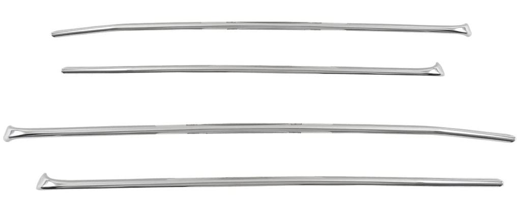 BRIGHTZ 911 991 Early Model Super Mirror Finish Stainless Steel Plated Front Bumper Duct Molding 4PC [FRO-ETC-MID-046]