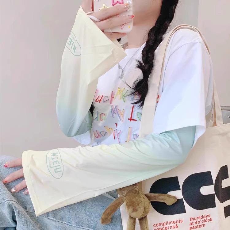 2025 Summer Ice Silk UV Protection Cycling Arm Sleeves for Men & Women
