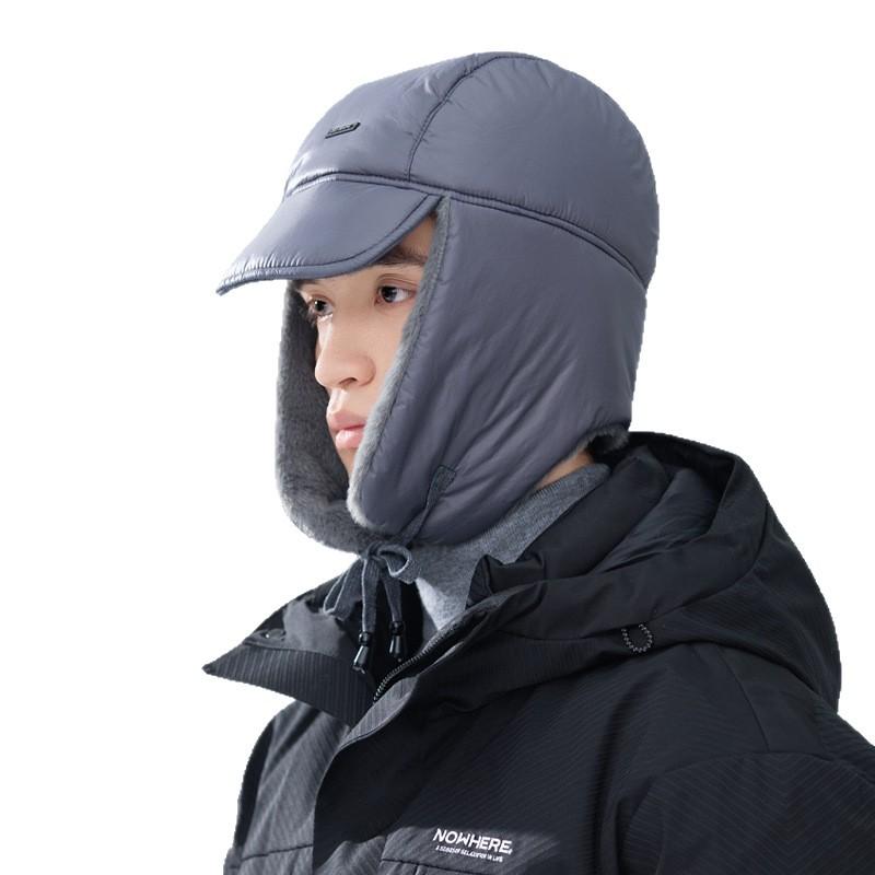 New Winter Retro Plush Lei Feng Hat Outdoor Cycling Windproof and Warm Hat Versatile Plush Northeast Ear Protection Cotton Hat