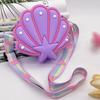 Water-proof Silicone Shell Bags Soft Seashell Crossbody Pouch Zipper Shoulder Bag  Travel