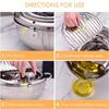 1pc 304 Stainless Steel Deep Fryer Pot, Frying Chicken Pot, Tempura Deep Fryer with A Thermometer and A Lid, Japanese Style Tempura Fryer Pan