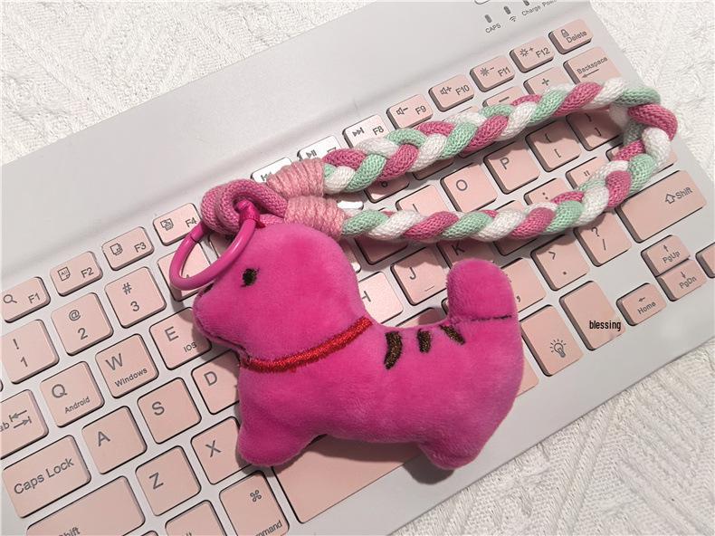 Fabric Horse Pendant Keychain Plush Horse Year Mascot Bag Charm