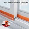 TPE Self Adhesive Window Seal Strip Adhesive Triple Sound Insulation Windproof Anti-Cold Door Under Flexible Weatherstrip Tape