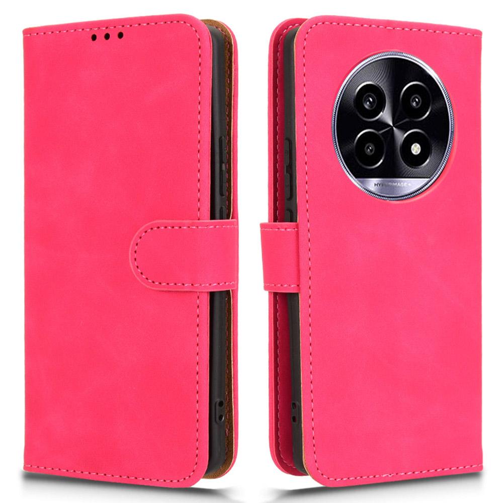 For Realme 13 Pro 5G (Global)/13 Pro+ 5G (Global) Leather Case Skin-Feel Anti-Drop Wallet Flip Phone Cover