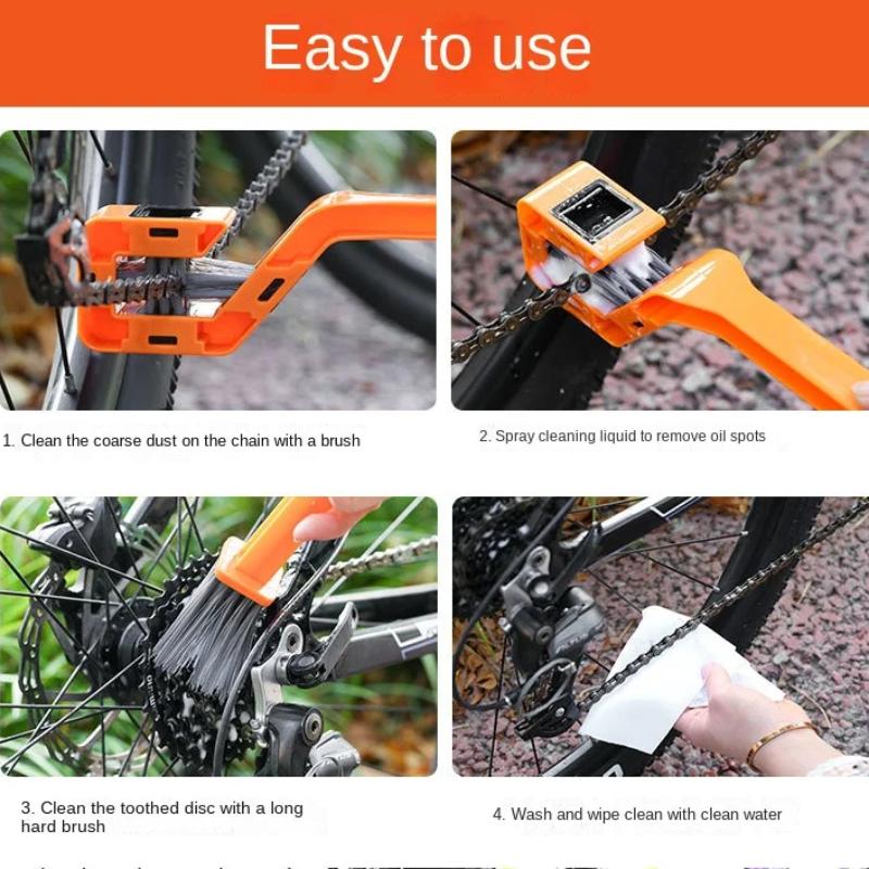 Plastic Bicycle Chain Cleaner MTB Mountain Bike Machine Washer Brush Scrubber Biking Portable Dustproof Cycling Parts