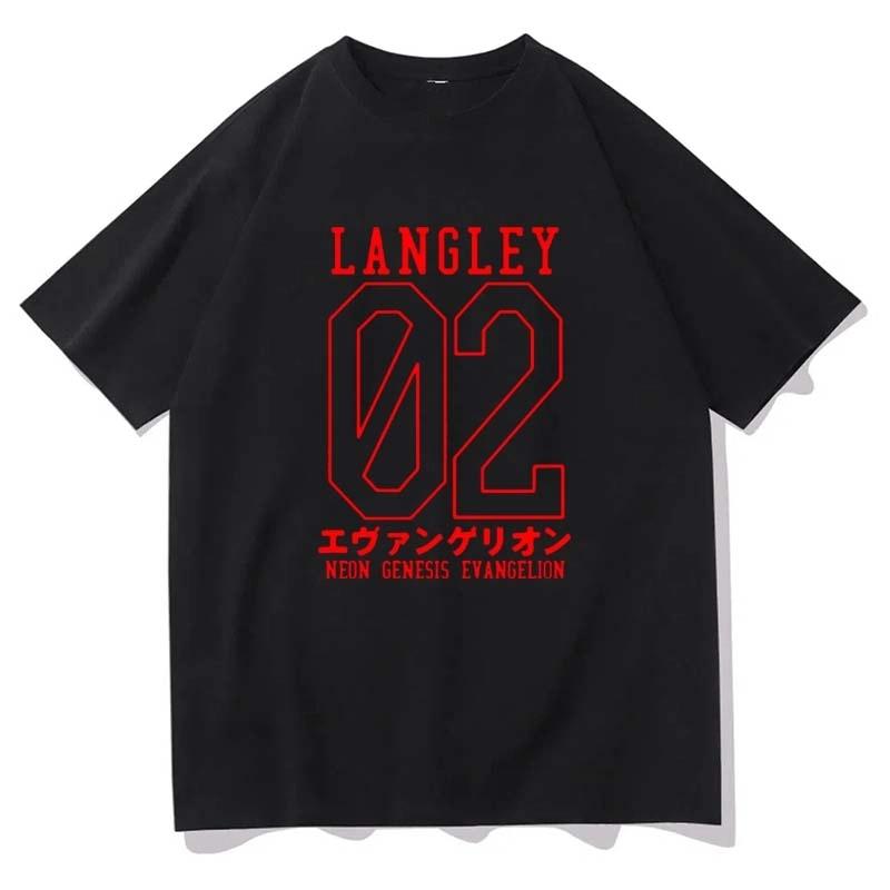 Neon Genesis Evangelion Printed T-shirt Women Men Summer Harajuku Casual Loose Fashion Streetwear Y2K Short Sleeve Tops T-shirt