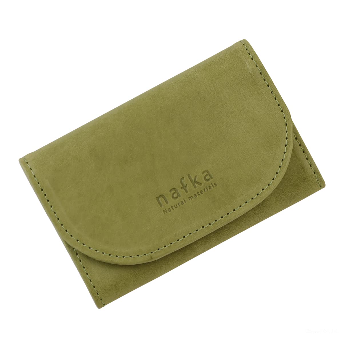 

Женская визитница Nafka из натуральной кожи Mostro, большая вместимость, с отделениями, Сделано в Японии [NFK-72113] (Светло-зеленый)