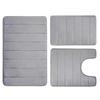 Soft Absorbent Coral Fleece Floor Mat – Solid Color, Wear-Resistant for Home, Bathroom, and Entrance