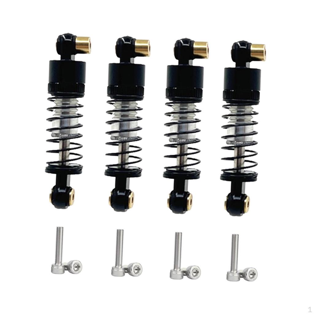4 And Easy-to-install Self-install Aluminum Shock Absorbers for 1:24 D90 FCX24M Radio Models.