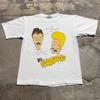 Vintage Pattern Neutral Tshirt for Fans 90s BeavisButthaad Cartoon