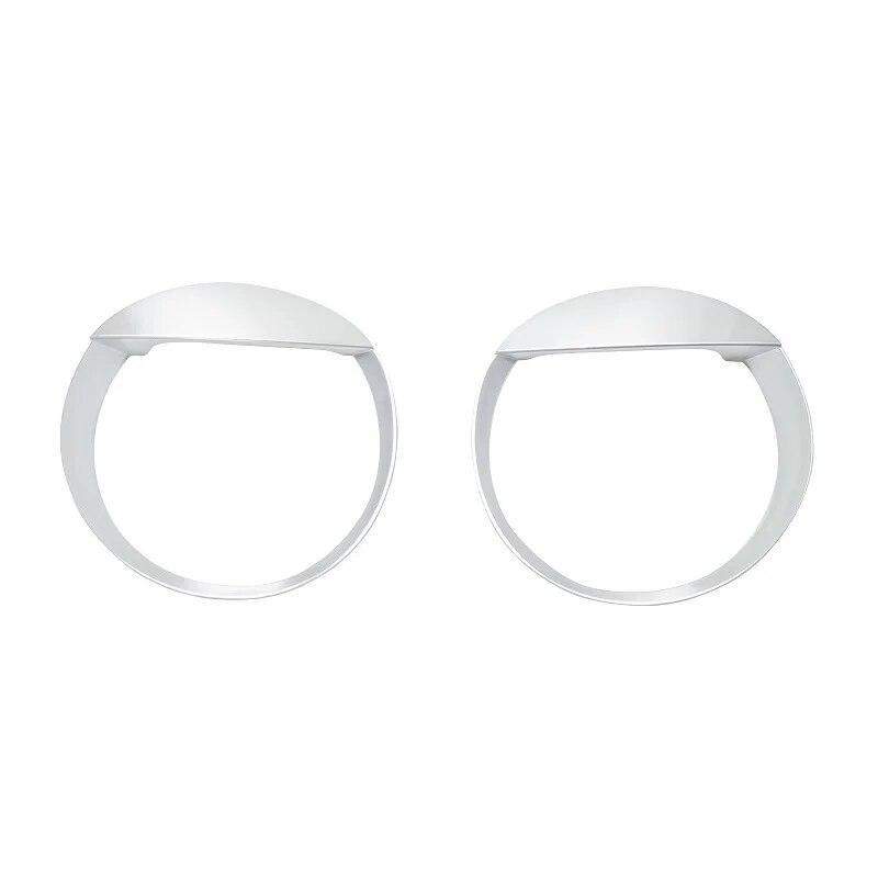2PCS Car Front Headlight Lamp Hoods Cover Trim ABS For Suzuki Jimny JB64 JB74 2018- Exterior Decoration Accessories