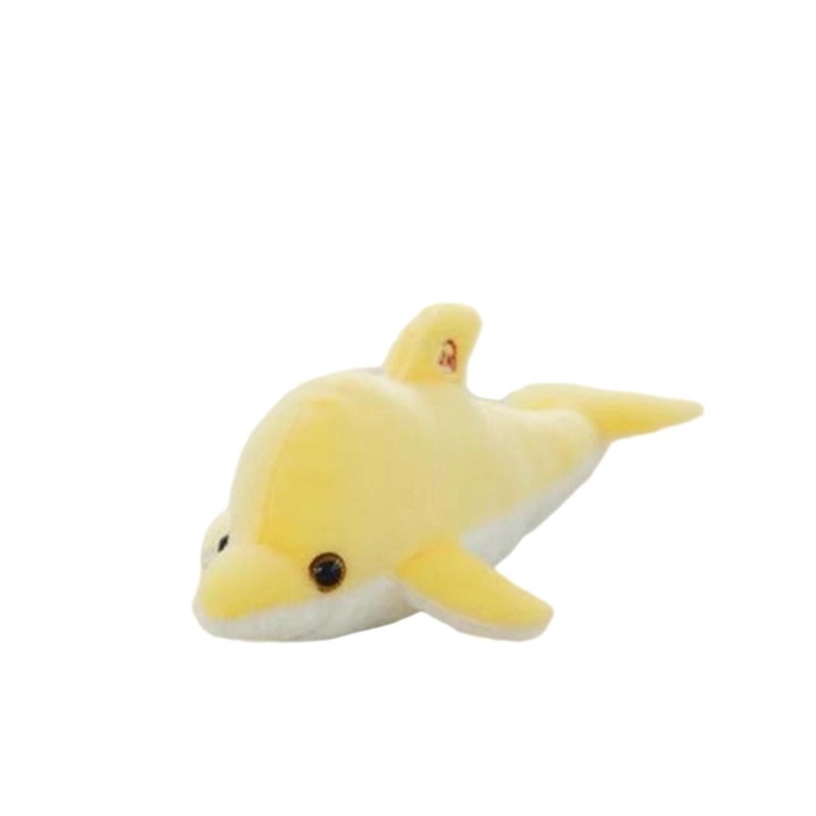 

Креативная мультяшная светящаяся фигурка дельфина, метающая кукла, подарок на день рождения One Size жёлтый