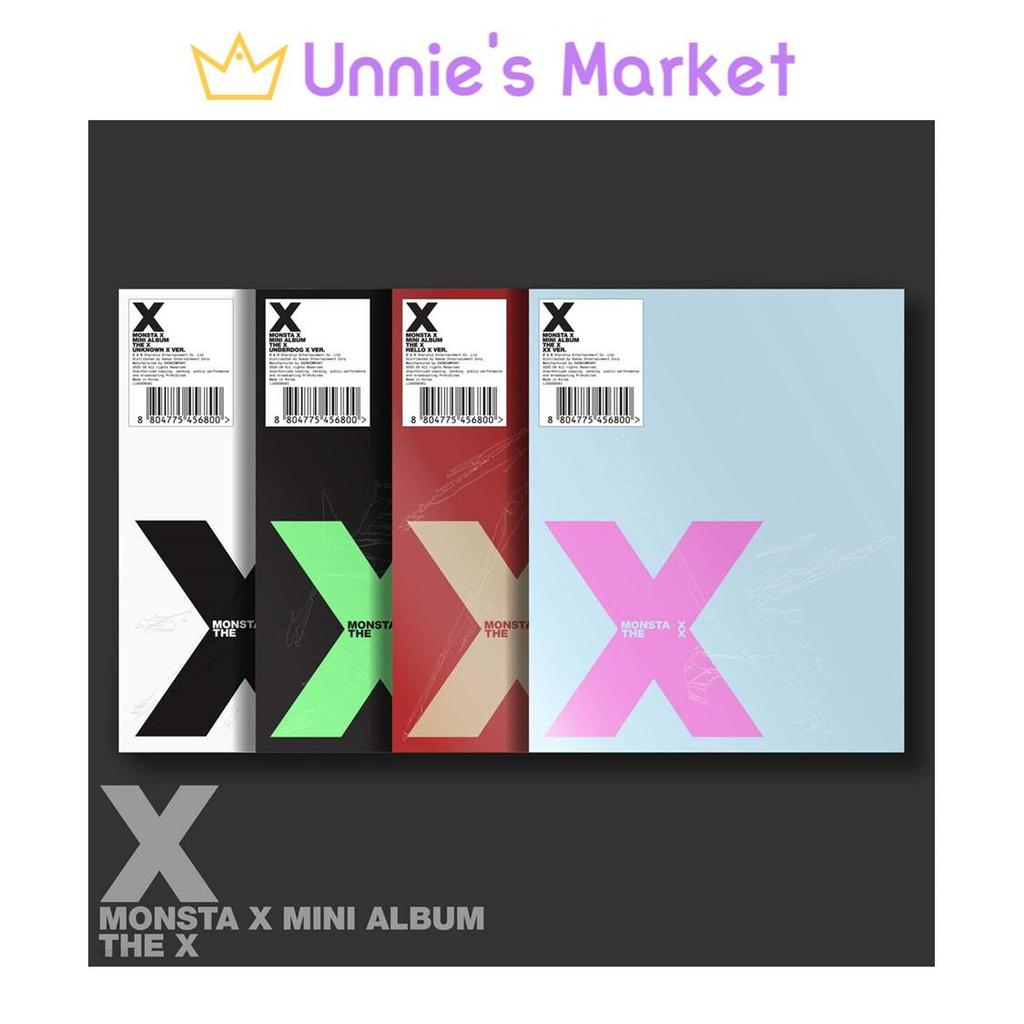 MONSTA X - THE X Mini Album (UNKNOWN X Ver./ UNDERDOG X Ver. / HELLO X Ver./ XX Ver.)
