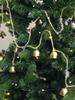 1pc Christmas Golden Bell Garland, Rustic Jute Rope Hanging Bells, Festive Decor for Xmas Tree,Fireplace,Home & Party Decoration