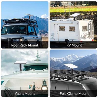 Anti Shock Metal Roof Pipe Mounting Bracket Rack Stand  Universal Vehicle Compatibility For Adventure Travel Accessories