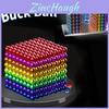 216 Boules Magnétiques Colorées 5mm Jouet Puzzle Éducatif Aimants
