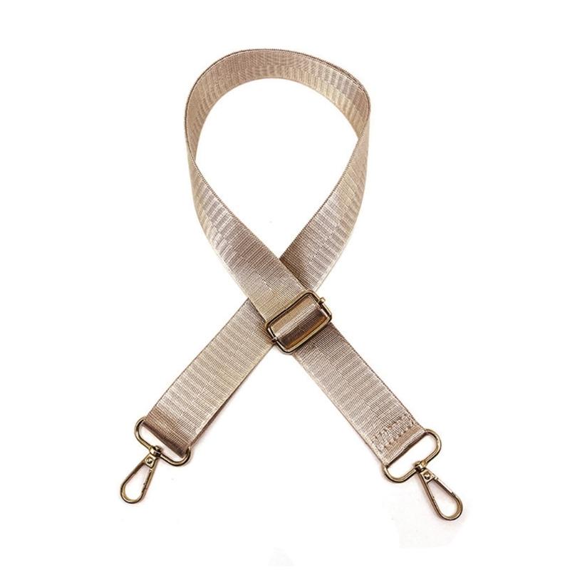 54in Handtaschen Schultergurt Ersatz Nylon Gurt für DIY Damen Geldbörse Crossbody Tasche Verstellbarer Gurt mit Metallhaken
