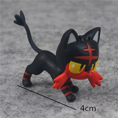 Tiny Figure Kids Birthday Gift Present Creative DIY Toys Playsetss Battle Monster Elf Scale Ratio Model Psyduck Piplup Mew Mewtwo Anime Decor