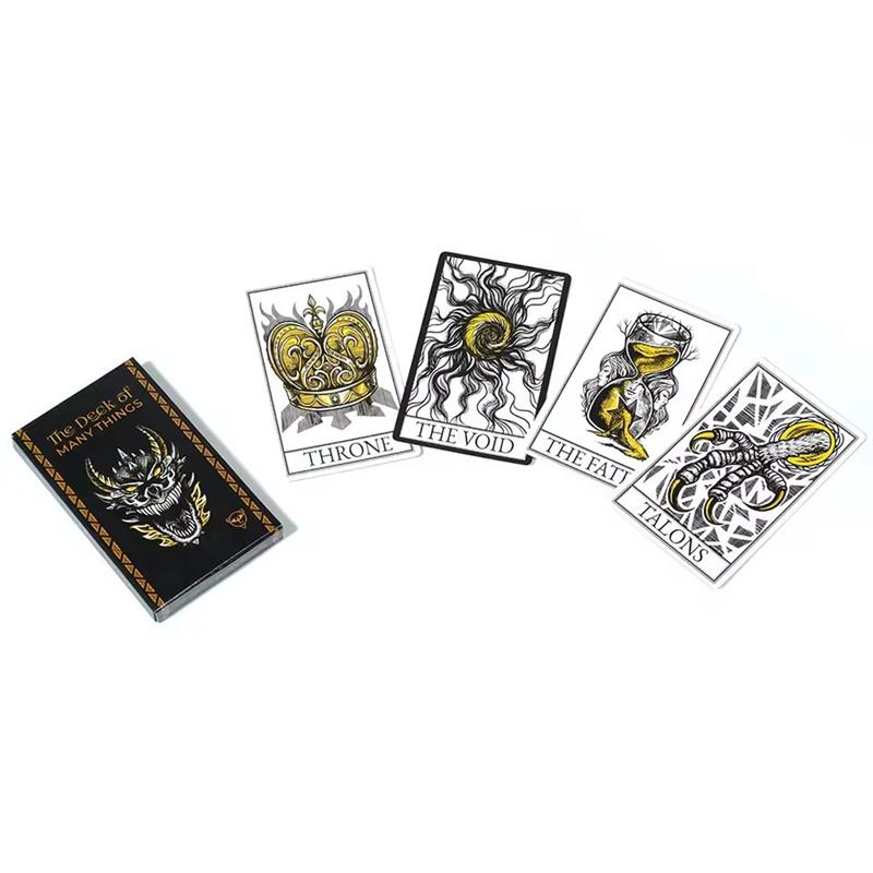 Tarot Cards The Deck of Many Things Compatible Dungeons and Dragons Fifth Edition Dungeon Master Accessories D&D Gifts Fifth Edition Gift
