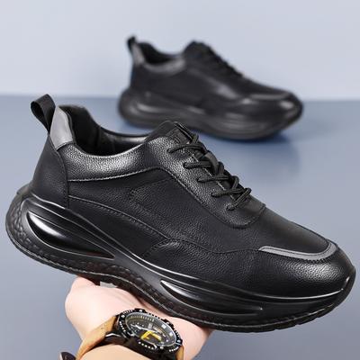 Herrenschuhe Herbst und Winter 2024 neue lässige Lederschuhe Herren Lauf-Sportschuhe Herren weiche Sohle Herbst