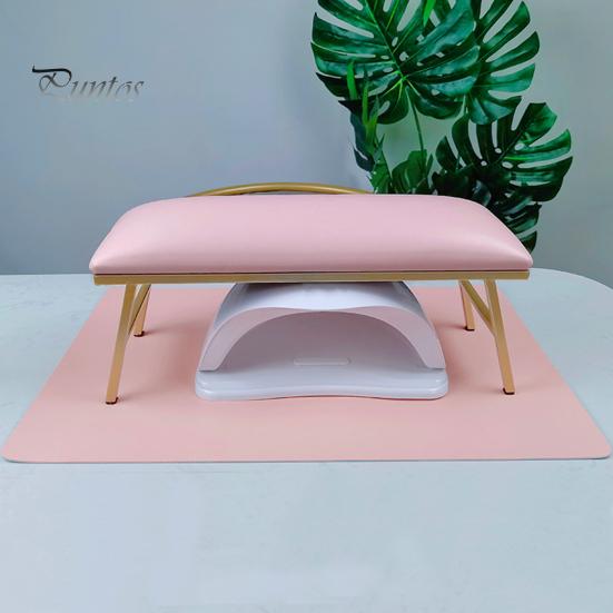 Manicure Hand Pillow Faux Leather User-Friendly Design Support Nails Wrists Anti-Slip Pad Women Accessories