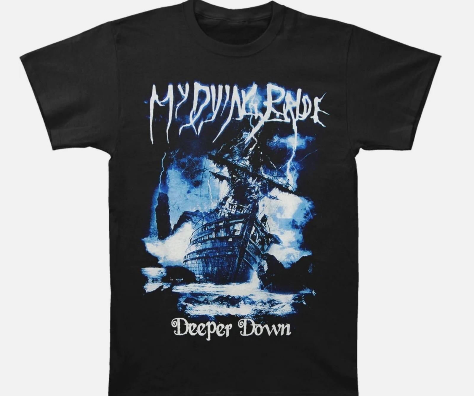 My Dying Bride Deeper Down Short Sleeve Cotton Black All Size T-Shirt S