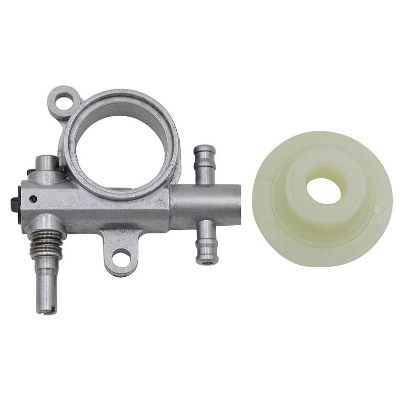 A77T-20Set 2500/3800 Chainsaw Spare Parts Chainsaw Oil Pump With Worm Drive Gear Fit For Chain Saw 25CC/38CC