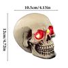 Halloween Skull Statue Human Bones Skull Models Realistic Faux Human Anatomy Table Top Skeleton Heads for Home Decors
