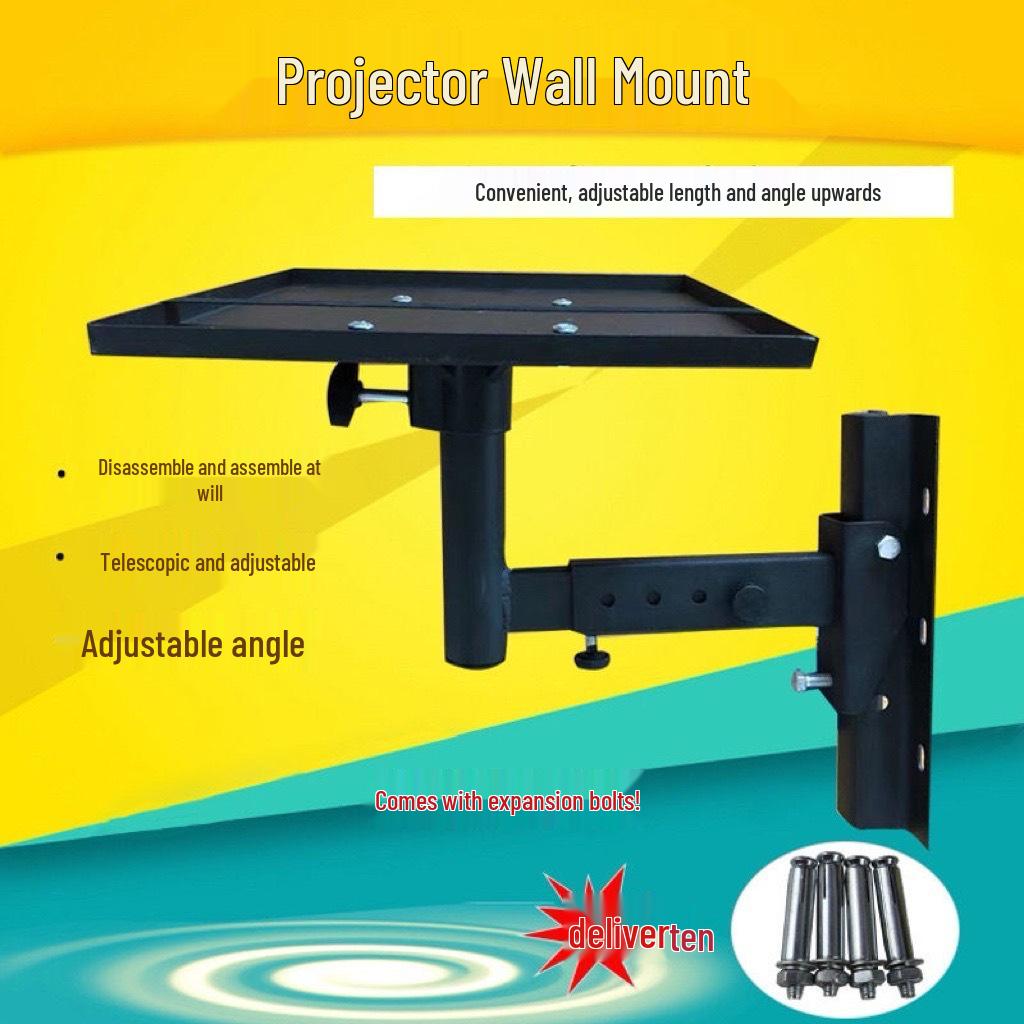 

Universal Steel Projector Wall Mount with Large Tray Plastic Large Tray 26x36 cm