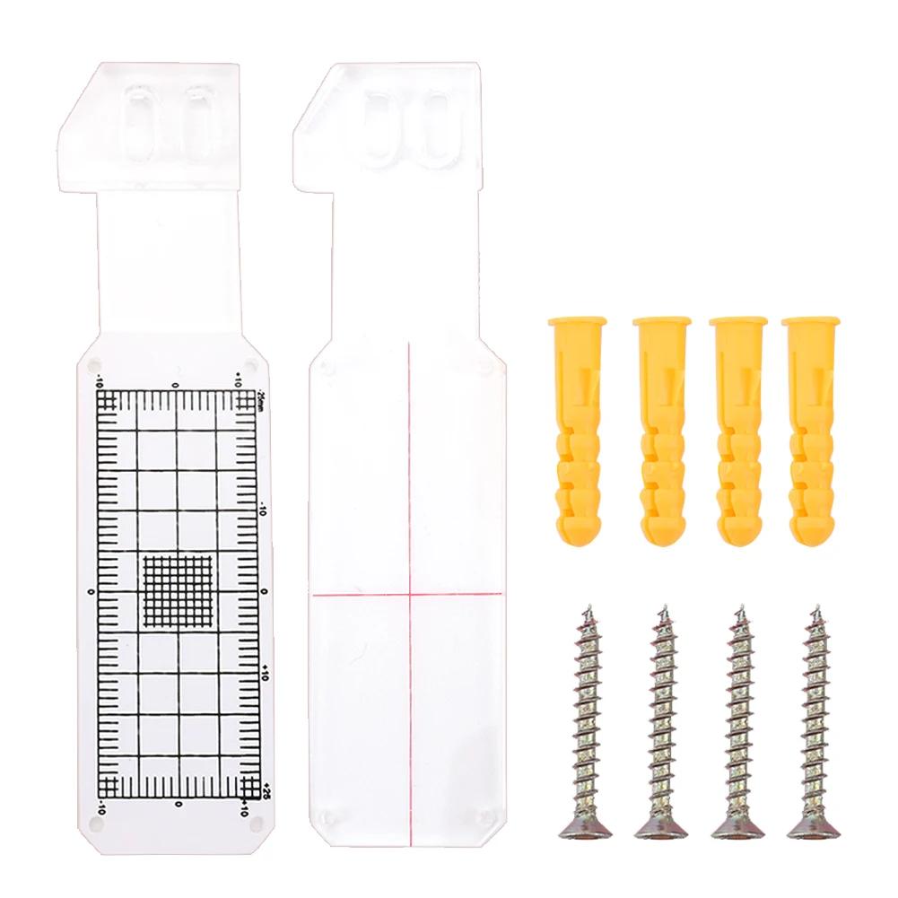 Standard Crack Monitors Easy-to-read Crack Monitoring Record Plastic Standard Tell-Tale Crack Monitor for Monitoring Wall Cracks