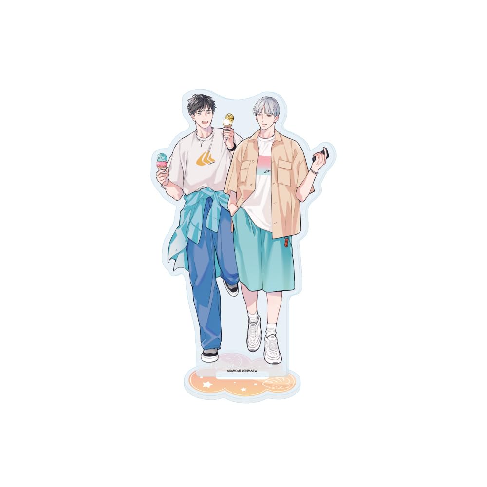 

Oshima Kamome Sensei 01 Summer BL Fair Acrylic Stand Working Couple s Vacation [Original Illustration]