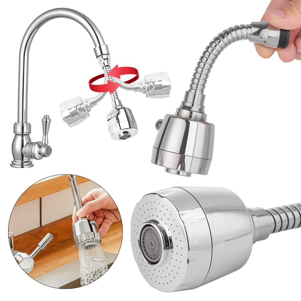 Water Saving Sink Filter Swivel Tap Kitchen Faucet Extender Faucet Nozzle 360 Degree Aerator