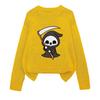 YZH-4 Halloween Printed Long Sleeve Autumn Pullover Sweater