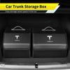 Car Valve Trunk Storage Box Organizer Foldable Stowing Tidying Container Bag For Tesla Model 3 Y S X 2021 Roadster Cybertruck