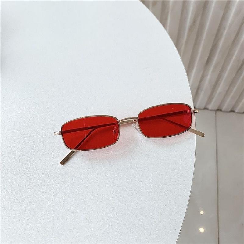 New Small Frame Rectangle Sunglasses Women'S Brand Designer Square Sun Glasses Classic Men'S Vintage Eyewear Uv400