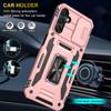 Armor Series For Samsung Galaxy A05s 4G Case Slide Lens Shield PC+TPU Anti-fall Phone Cover