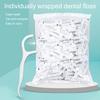 500pcs Disposable Dental Floss Stick Teeth Stain Removal Floss Oral Care Tool