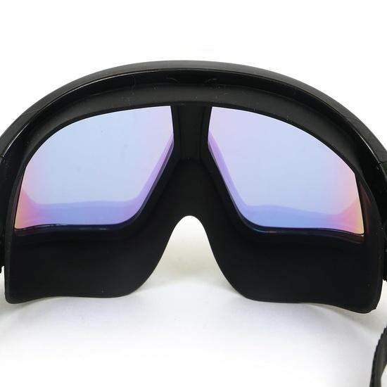 KNK Anti-Fog Premium Swimming Goggles for Men & Women Wide Angle View 3D Seal Anti-Leak Design with Ear Plugs Universal Fit for Kids & Adults (Black)