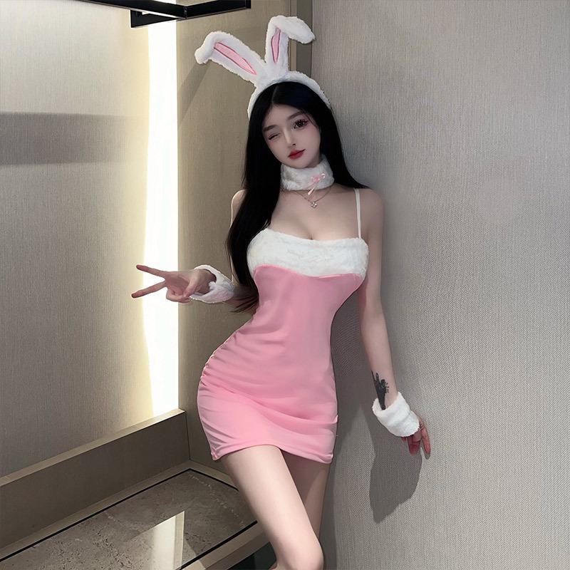 Bunny Girl Christmas Lingerie: Playful Role Play and Temptation Skirt for the New Year
