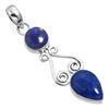 925 Sterling Silver Pendant Women Gemstone Handmade Jewelry Engagement Gift Blue Green Purple Copper Turquoise Pearl Lapis Mother Of Pearl Boho