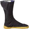 Moonstar Tabi Socks with Zipper, 2E, Men's and Women's, Easy Tabi, Black, Size 24cm