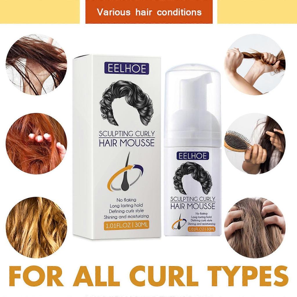 EELHOE Hair Styling Elastin Volumizing Natural Fluffy Moisturizing Refreshing Hair Styling Elastin