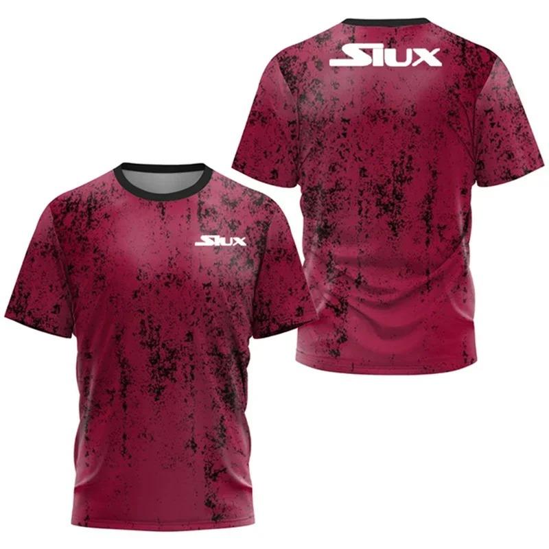 Men's Quick-drying Short-sleeved T-shirt Breathable Badminton Tennis Volleyball Sweatshirt Summer Sweaty Running Sweatshirt