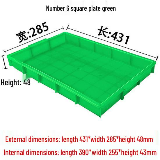 

White Plastic Turnover Box Tray for Aquatic Products, Food, and Storage