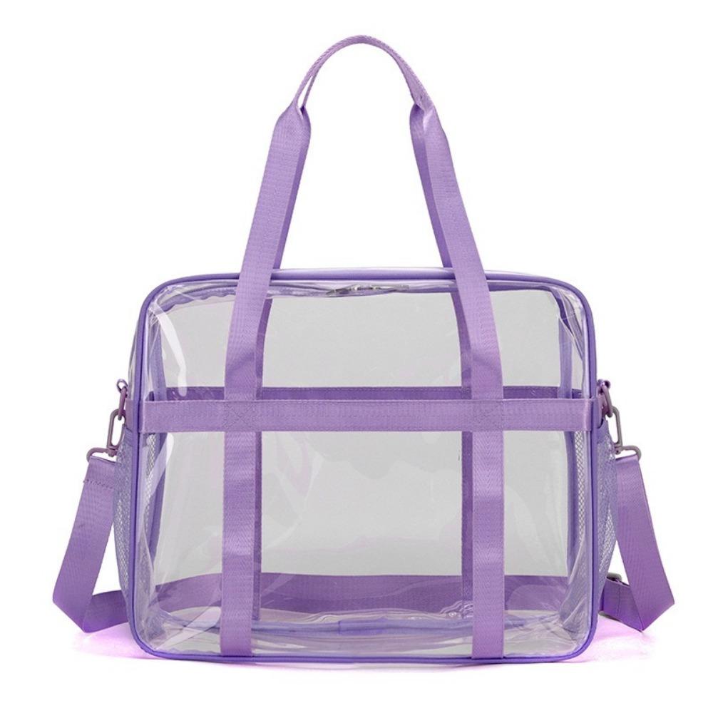 Waterproof Transparent Crossbody  Bag PVC Material Beach Swimming Bag  Bath Organization
