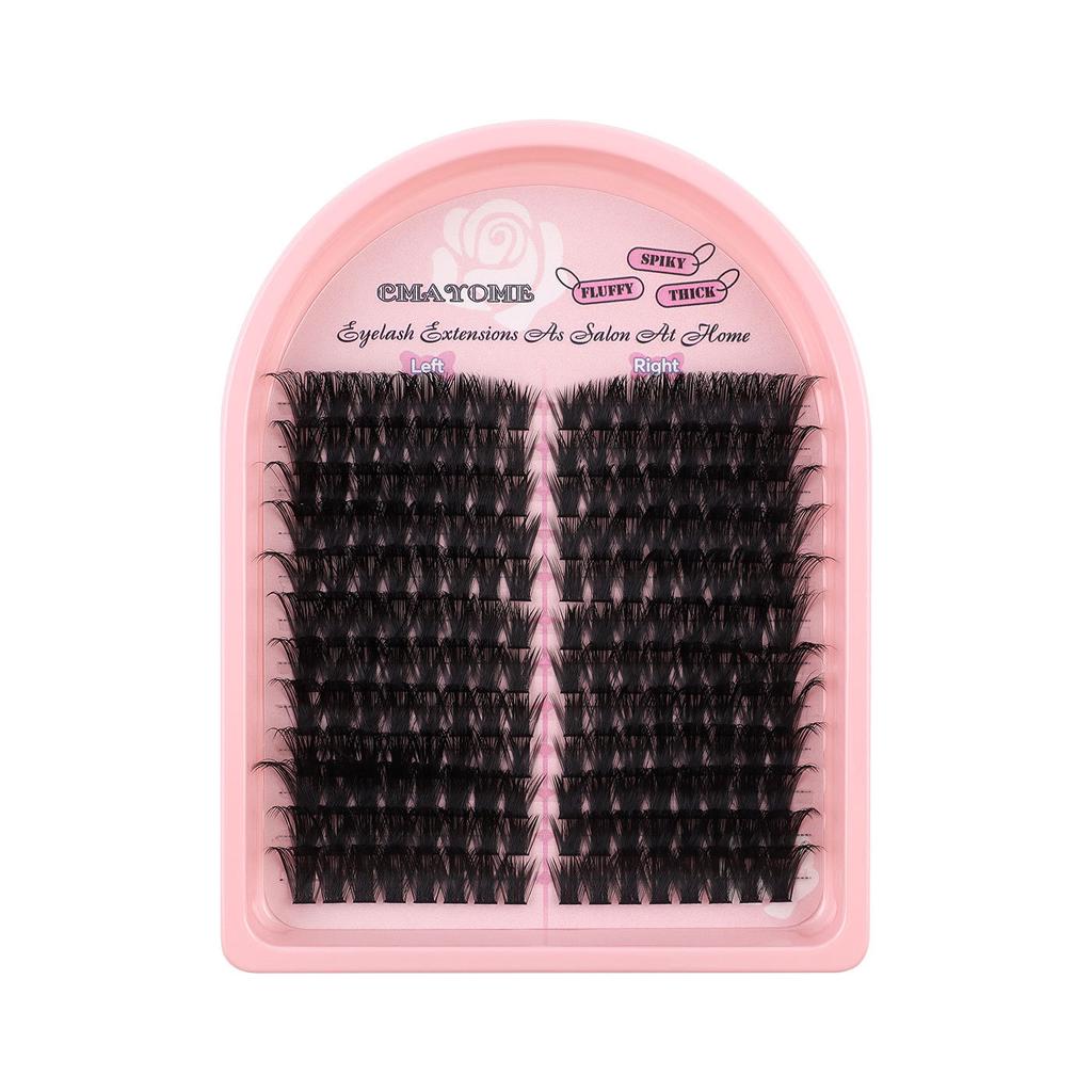 216 Clusters D Song Single Cluster False Eyelashes Natural Thick Simulation Daily Makeup Segmented Multi-Hair Eyelashes