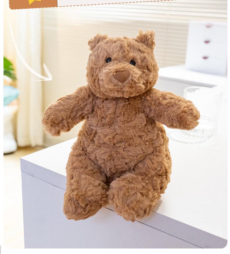 Adorable Barcelona Bear Plush Toy - Huggable Comfort Doll for Kids